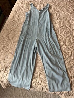 Threads 4 Thought Light Blue Wide-Leg Jumpsuit